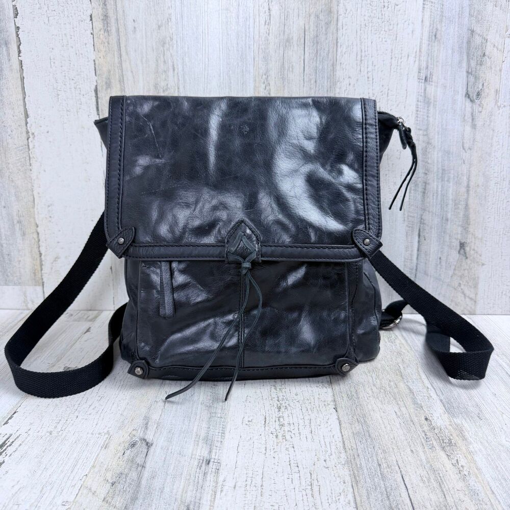 The Sak Ventura Convertible Backpack
Crossbody Bag Black Leather Cognac Boho